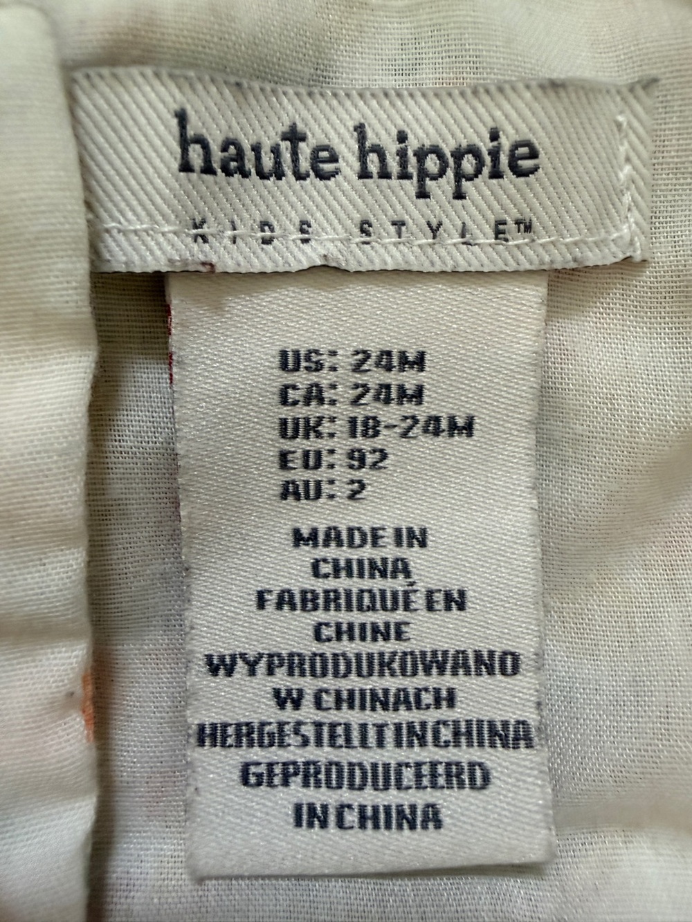 Haute Hippie 24M Floral Cotton Dress | Peach & Yellow Flowers | Lined - Picture 6 of 7